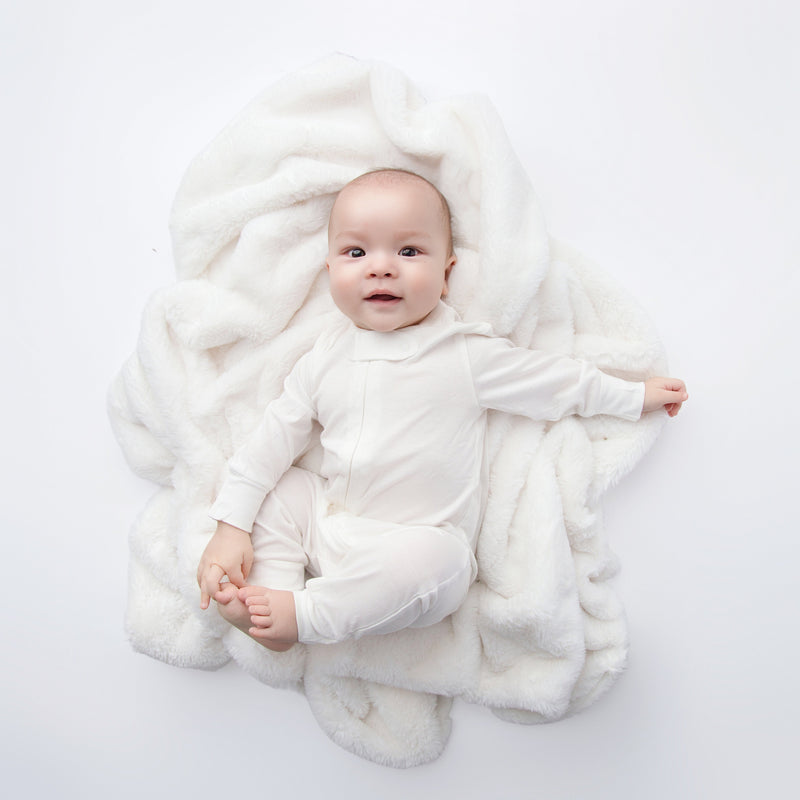 Dawn Romper Full Sleeve - Snow
