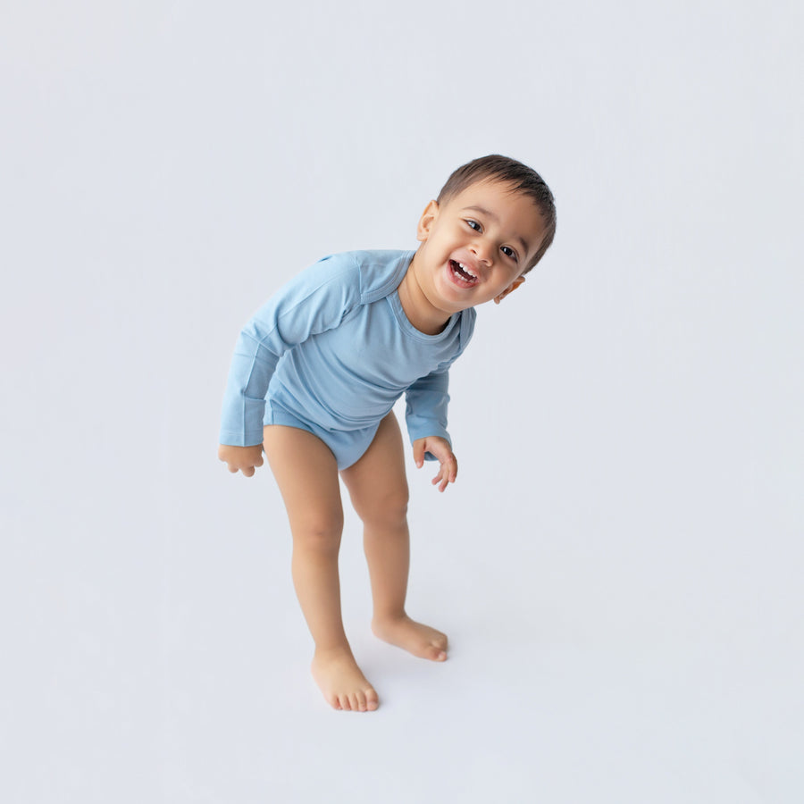 Bloom Singlet Full Sleeve - Ocean Mist