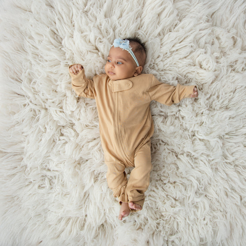 Dawn Romper Full Sleeve - Sand