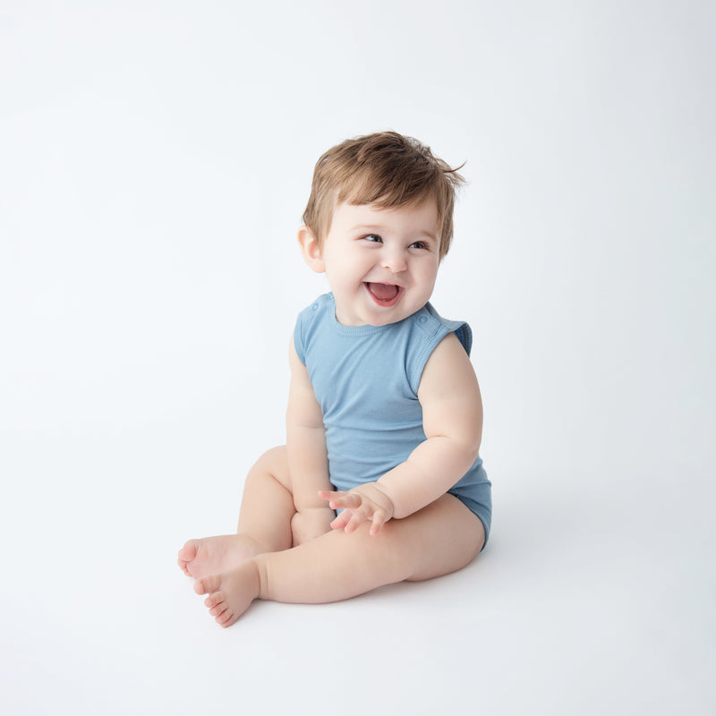 Bloom Singlet Sleeveless - Ocean Mist