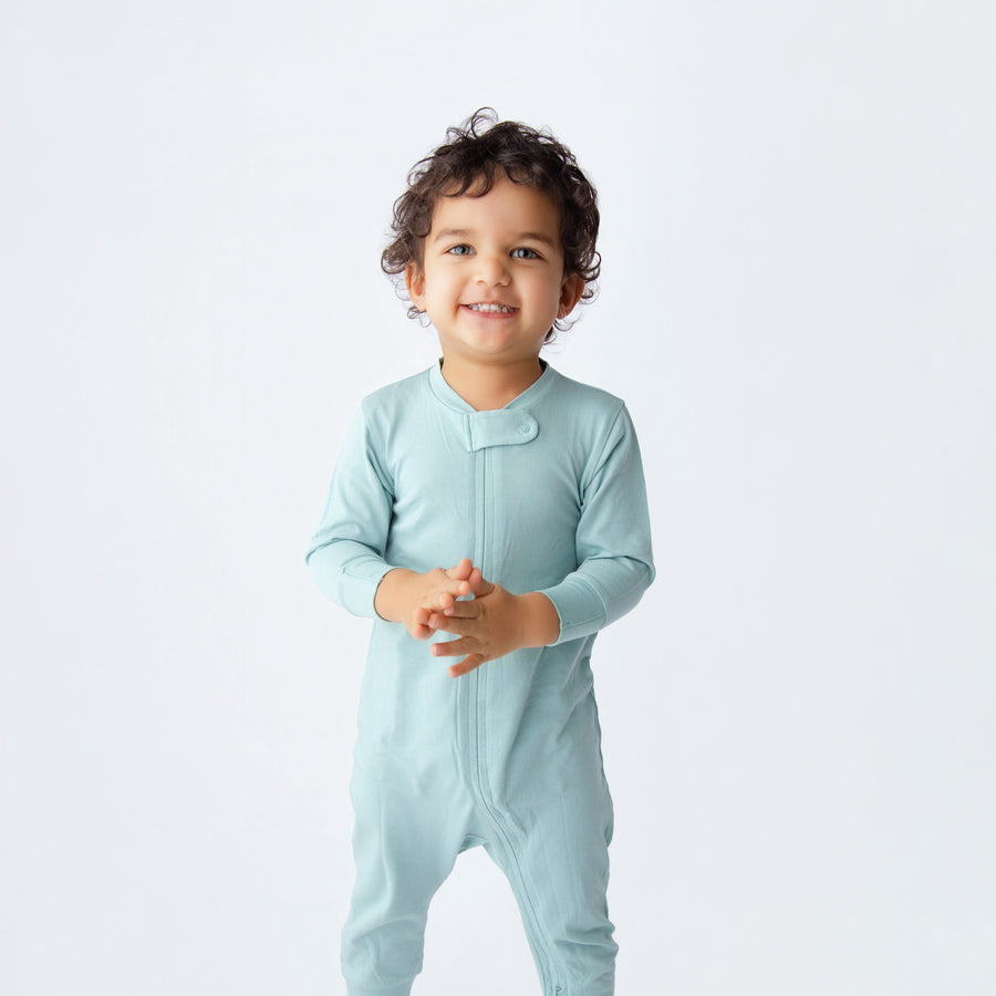 Dawn Romper Full Sleeve - Forest Dew