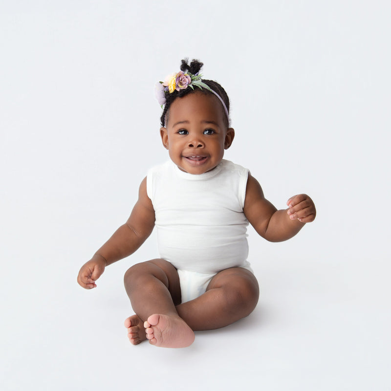 Bloom Singlet Sleeveless - Snow